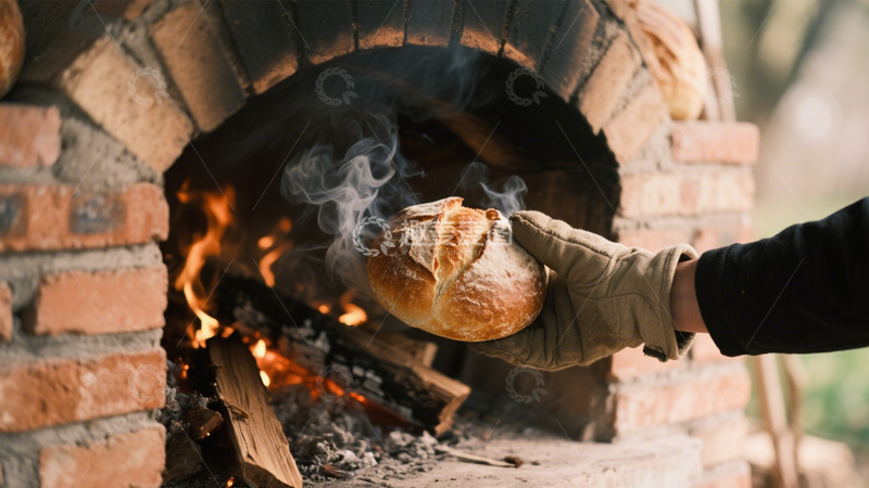 高清大图下载【趣麦麦图】窑烤面包手工美味3