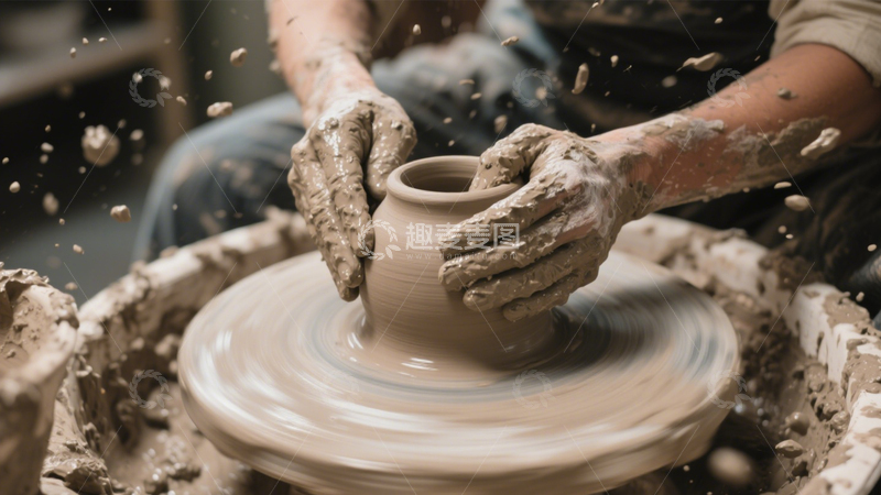 高清大图下载【趣麦麦图】陶艺手工创作艺术2