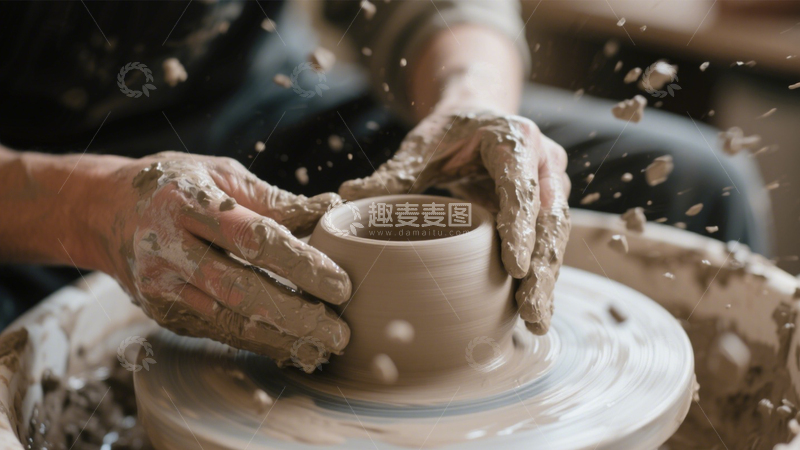 高清大图下载【趣麦麦图】陶艺手工创作艺术3