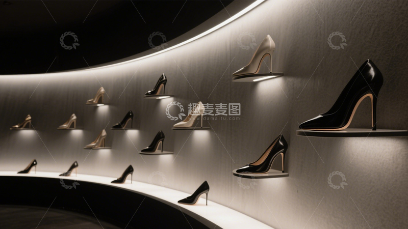 高清大图下载【趣麦麦图】高跟女鞋优雅时尚