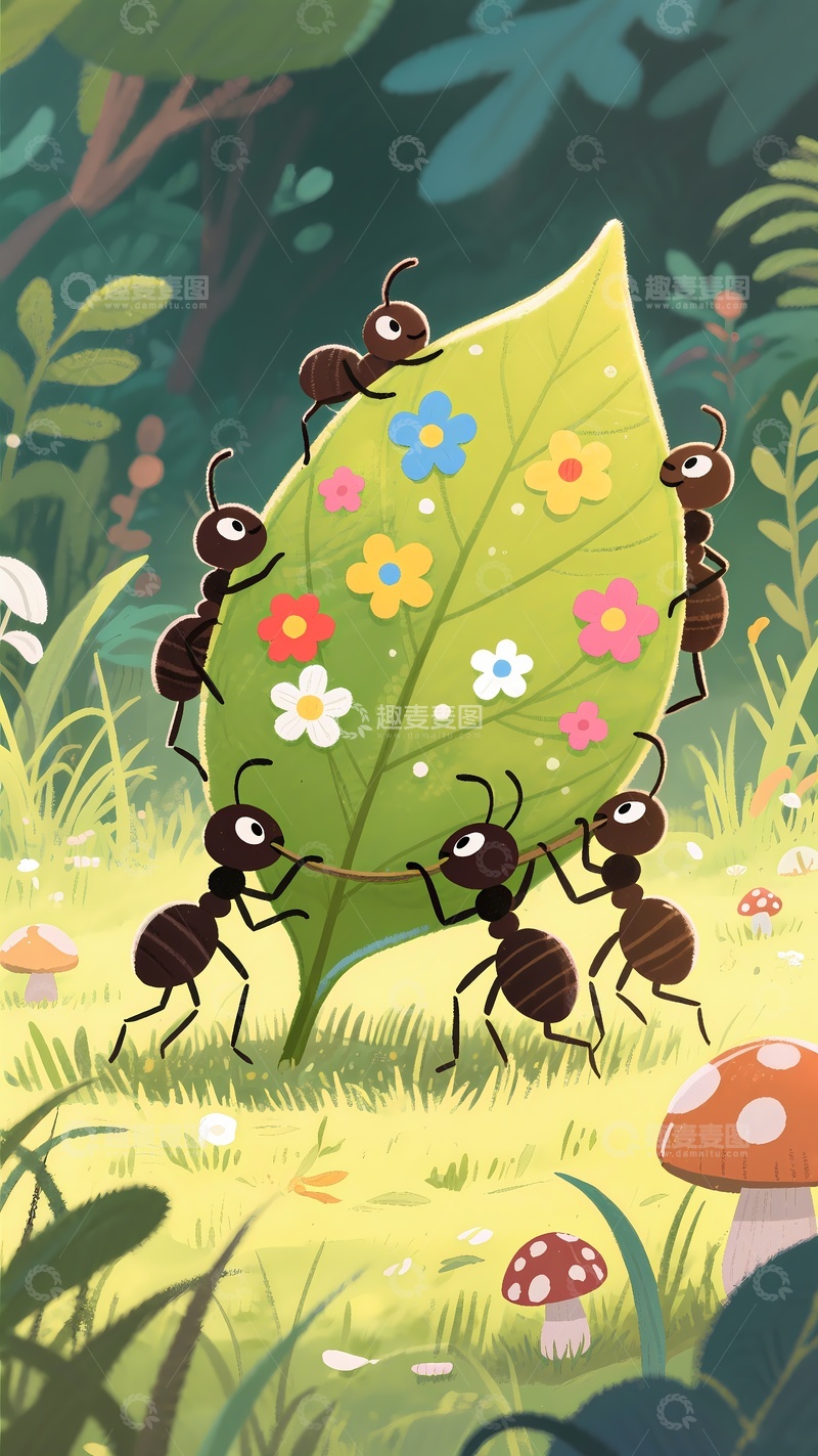 高清大图下载【趣麦麦图】手机壳图案蚂蚁