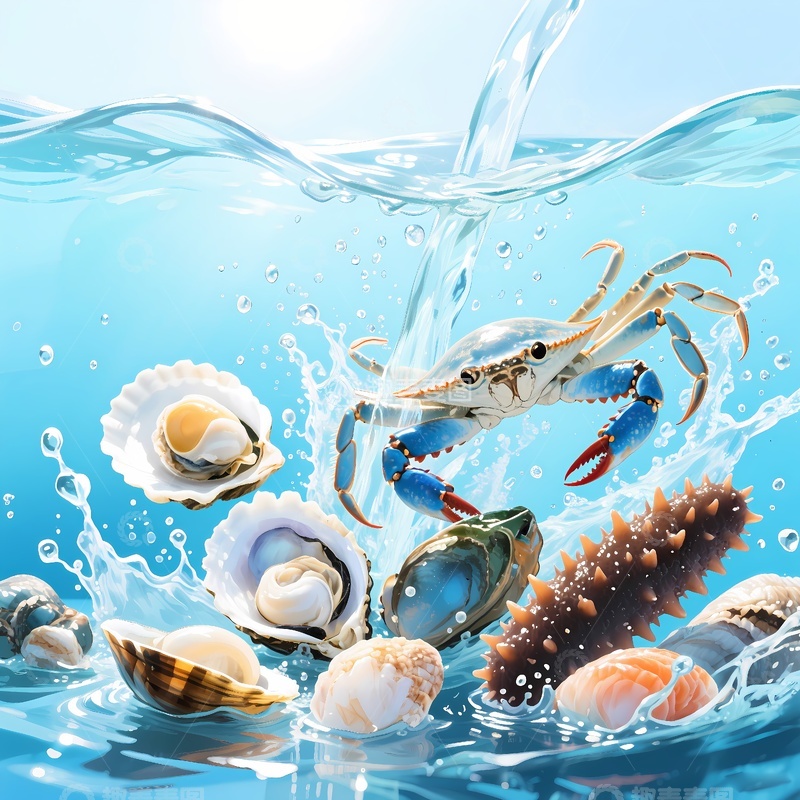 高清大图下载【趣麦麦图】新鲜海鲜水产6