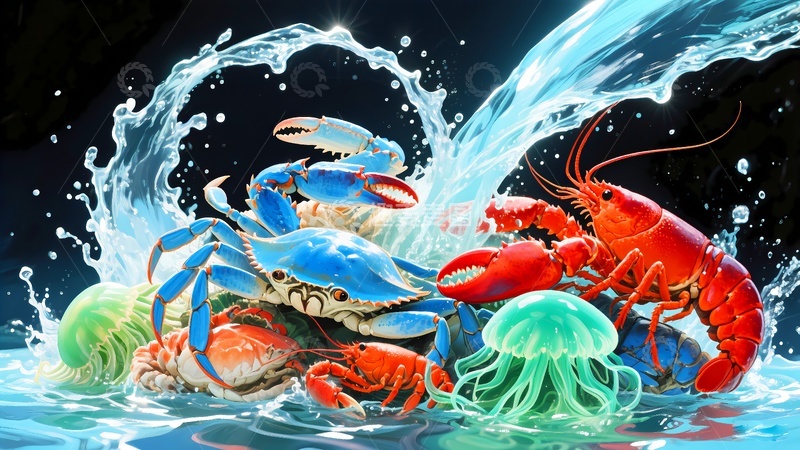 高清大图下载【趣麦麦图】新鲜海鲜水产3