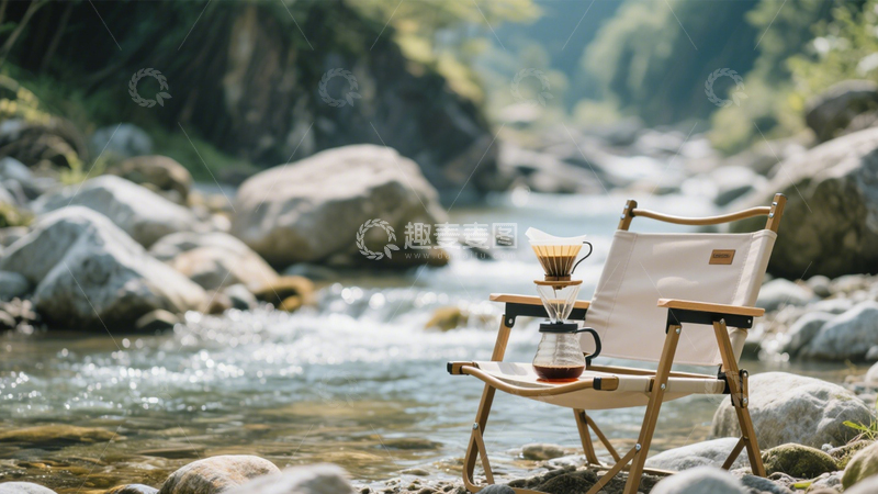 高清大图下载【趣麦麦图】-户外咖啡自然惬意