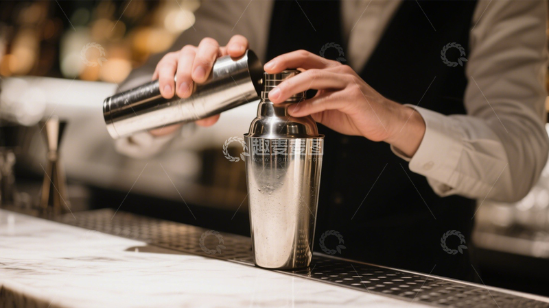 高清大图下载【趣麦麦图】调酒动作专业夜晚3