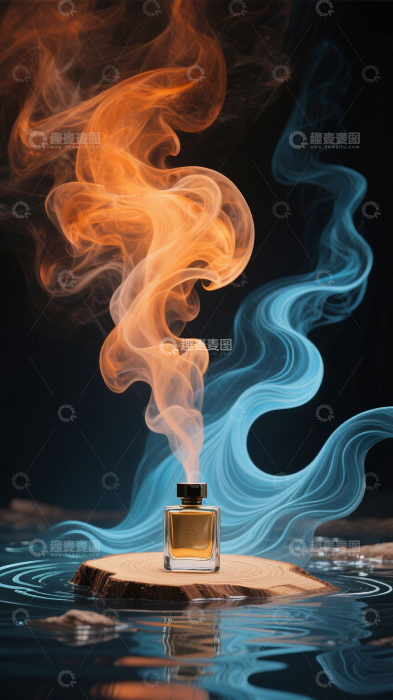 高清大图下载【趣麦麦图】香水烟雾艺术氛围
