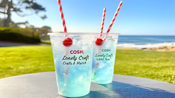 夏日海边的彩色冷饮1