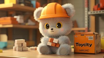 3D卡通小熊玩偶1