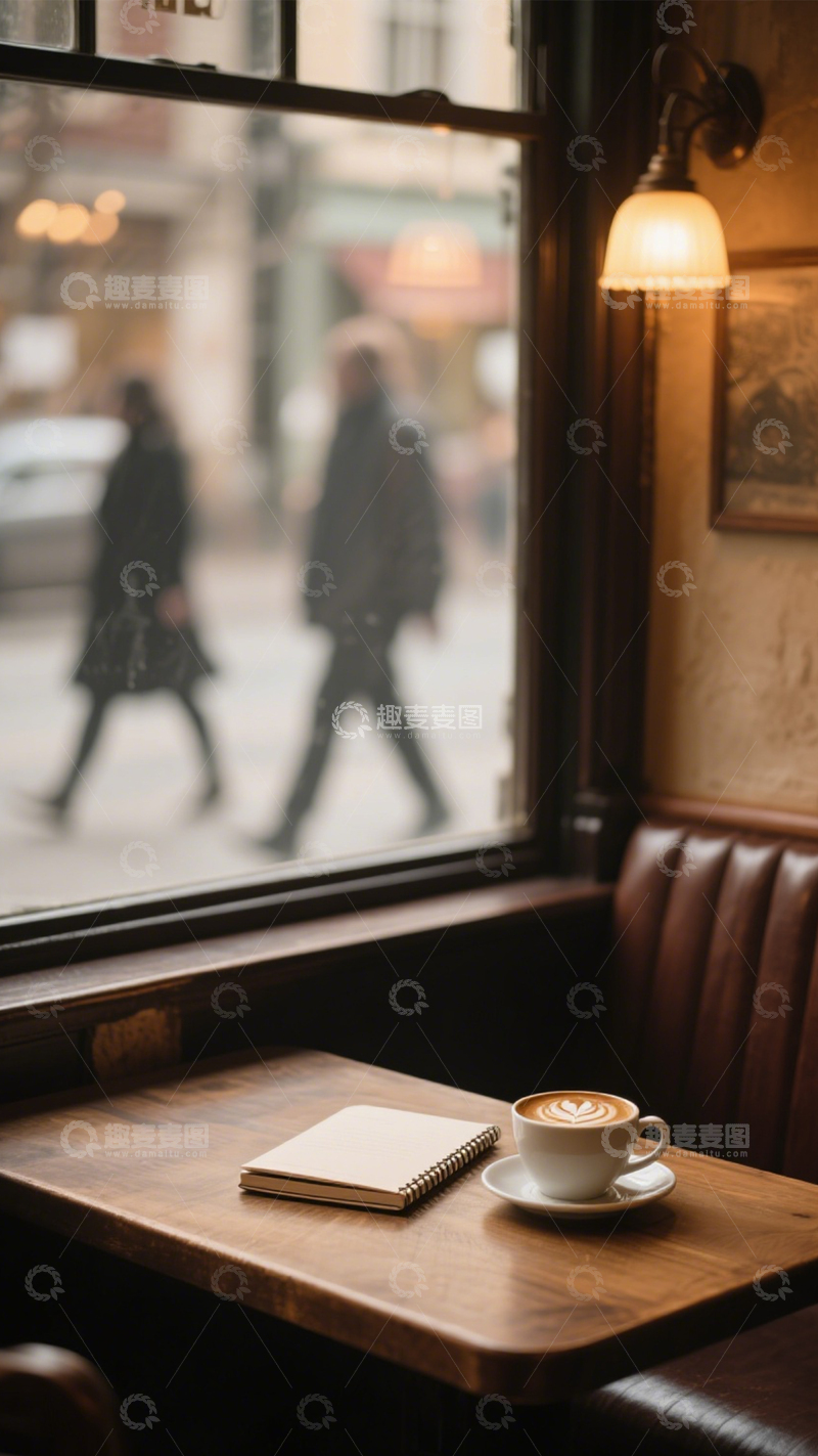 高清大图下载【趣麦麦图】咖啡馆静谧城市生活3