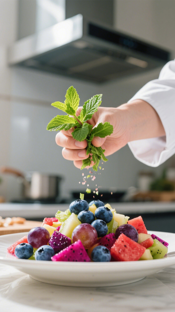 轻食摆盘健康美味