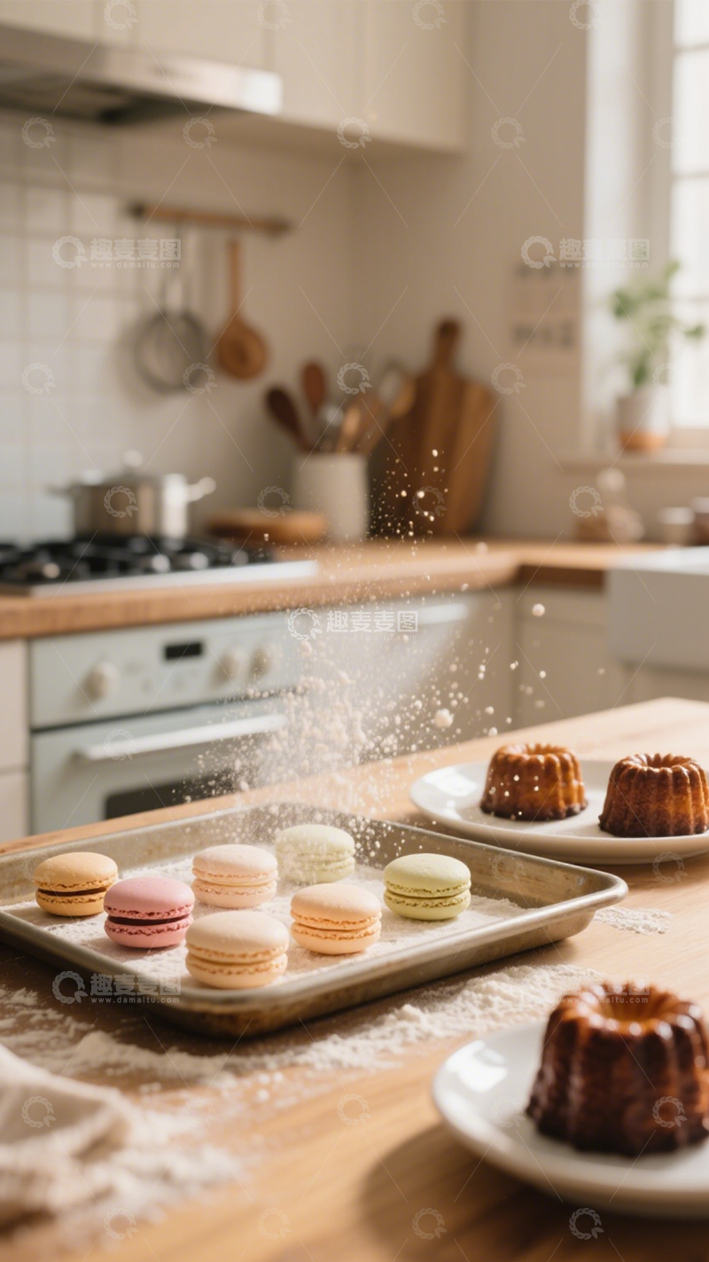 高清大图下载【趣麦麦图】厨房烘焙温馨甜点