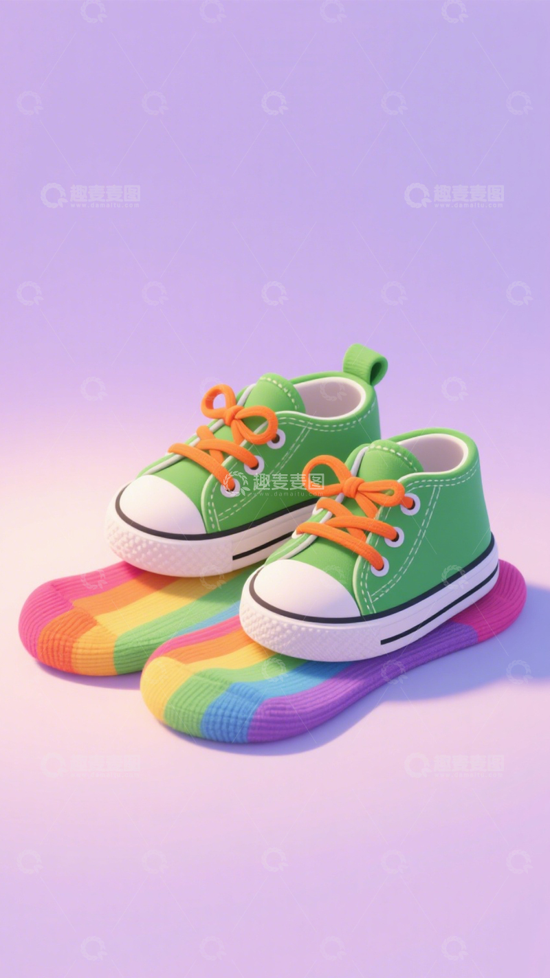 高清大图下载【趣麦麦图】童趣鞋袜可爱穿搭1