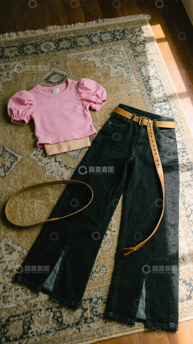 高清大图下载【趣麦麦图】牛仔穿搭休闲日常2