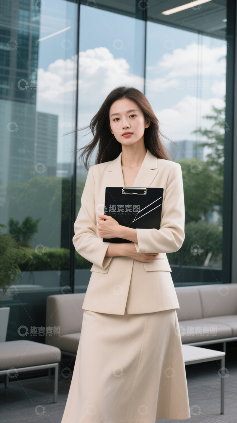 高清大图下载【趣麦麦图】职场女性干练形象2