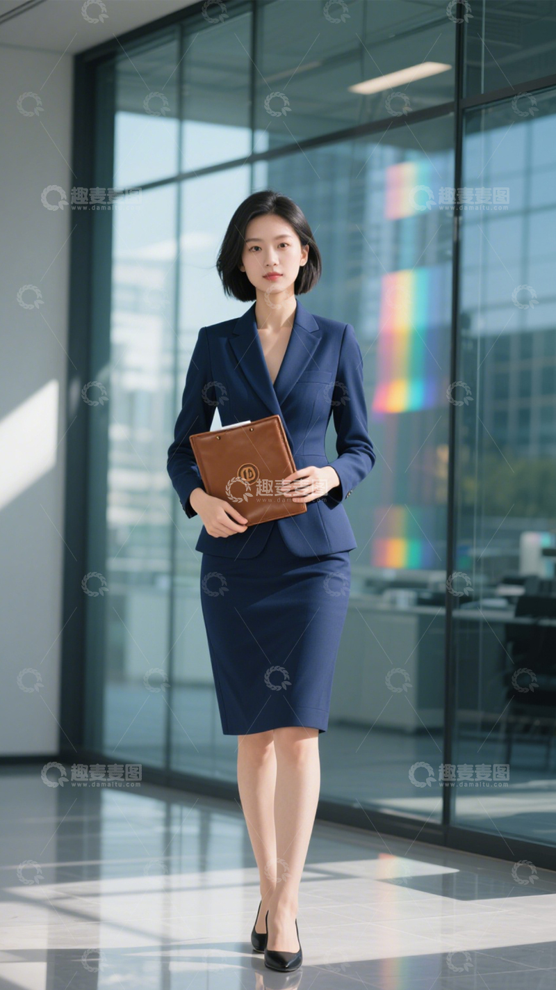 高清大图下载【趣麦麦图】职场女性干练形象3