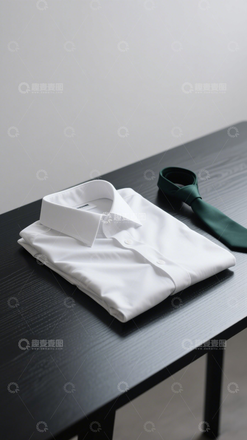 高清大图下载【趣麦麦图】衬衫领带正装搭配1