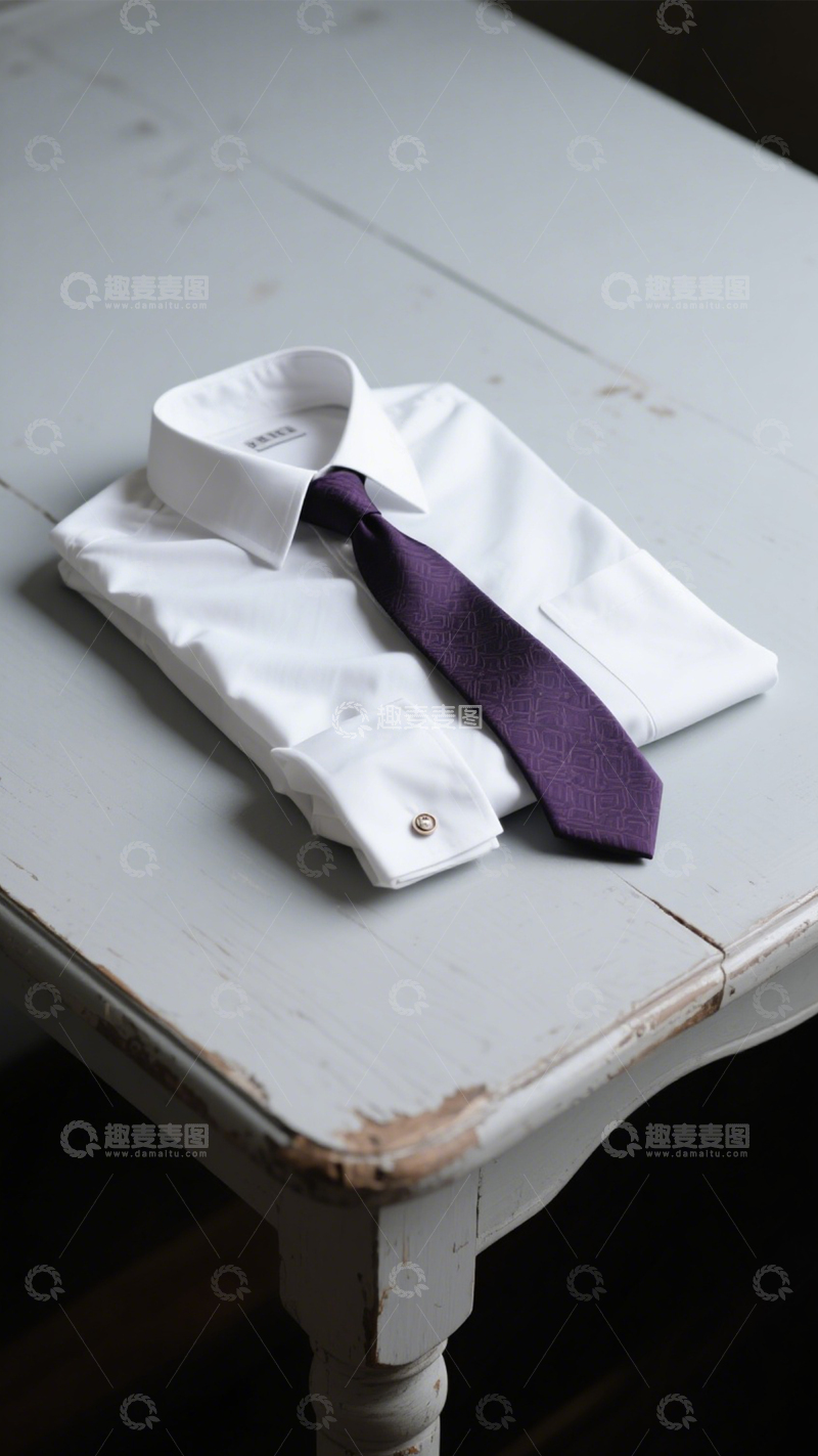 高清大图下载【趣麦麦图】衬衫领带正装搭配