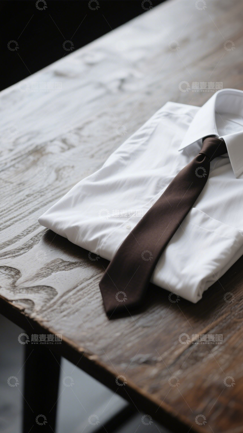 高清大图下载【趣麦麦图】衬衫领带正装搭配2