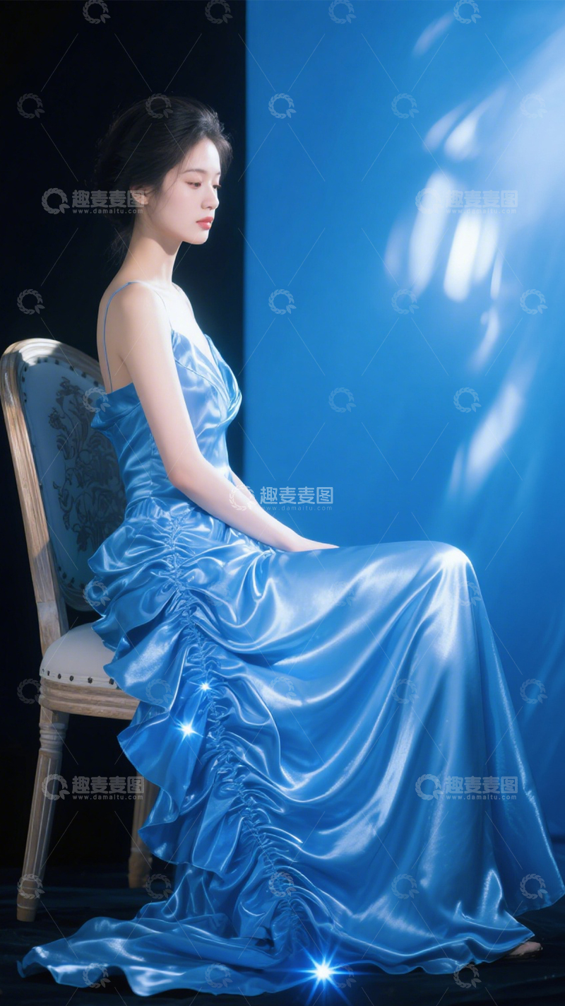 高清大图下载【趣麦麦图】礼服写真优雅长裙1