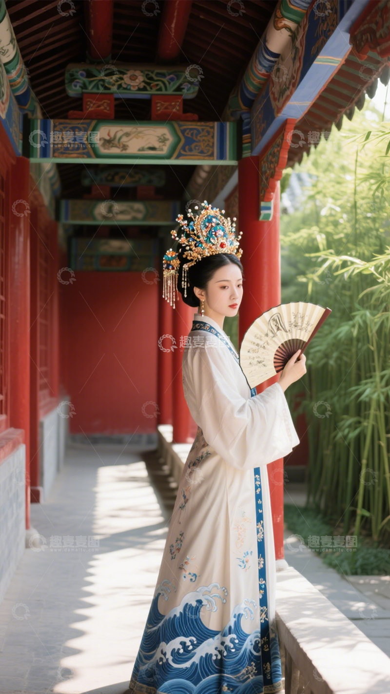 高清大图下载【趣麦麦图】汉服古典国风韵味2