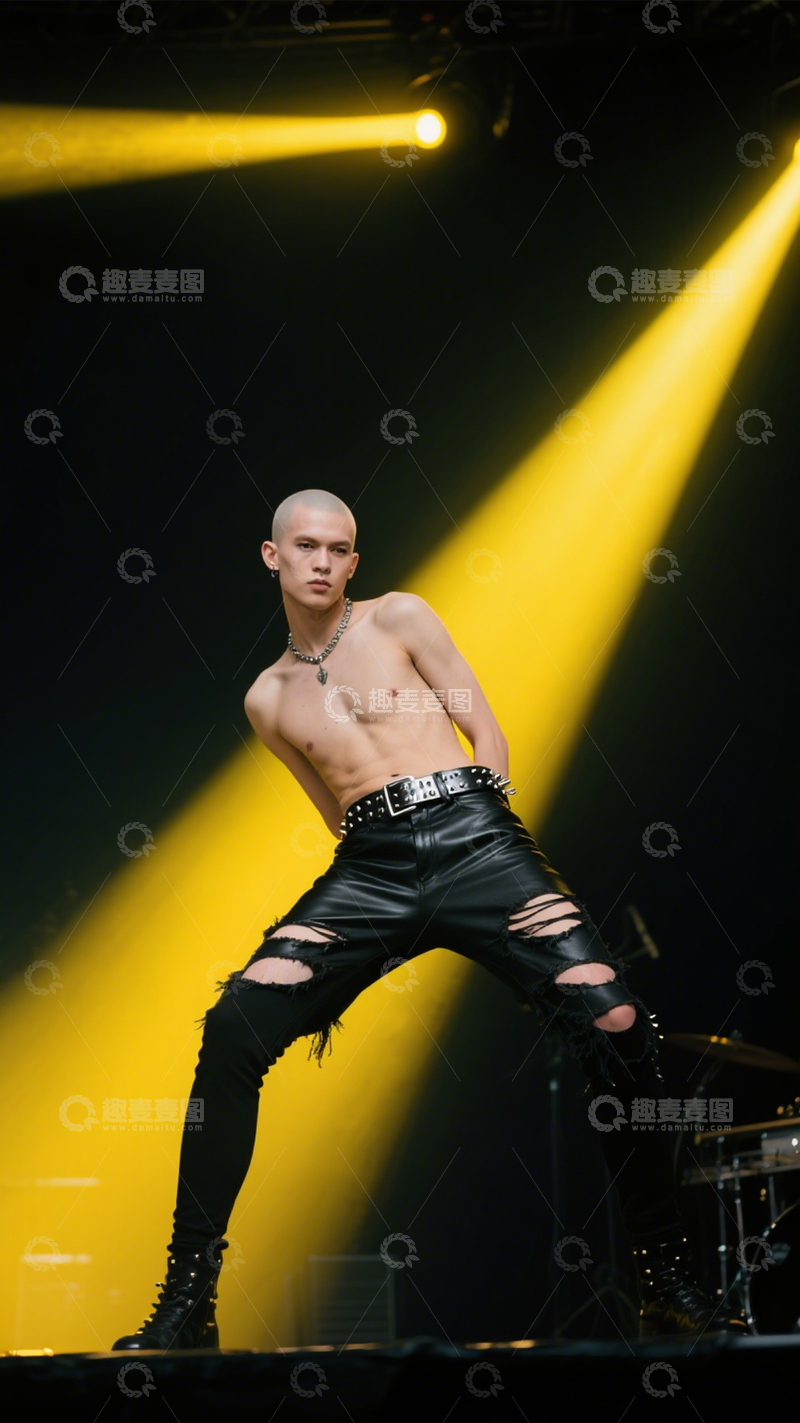 高清大图下载【趣麦麦图】摇滚舞台朋克风3