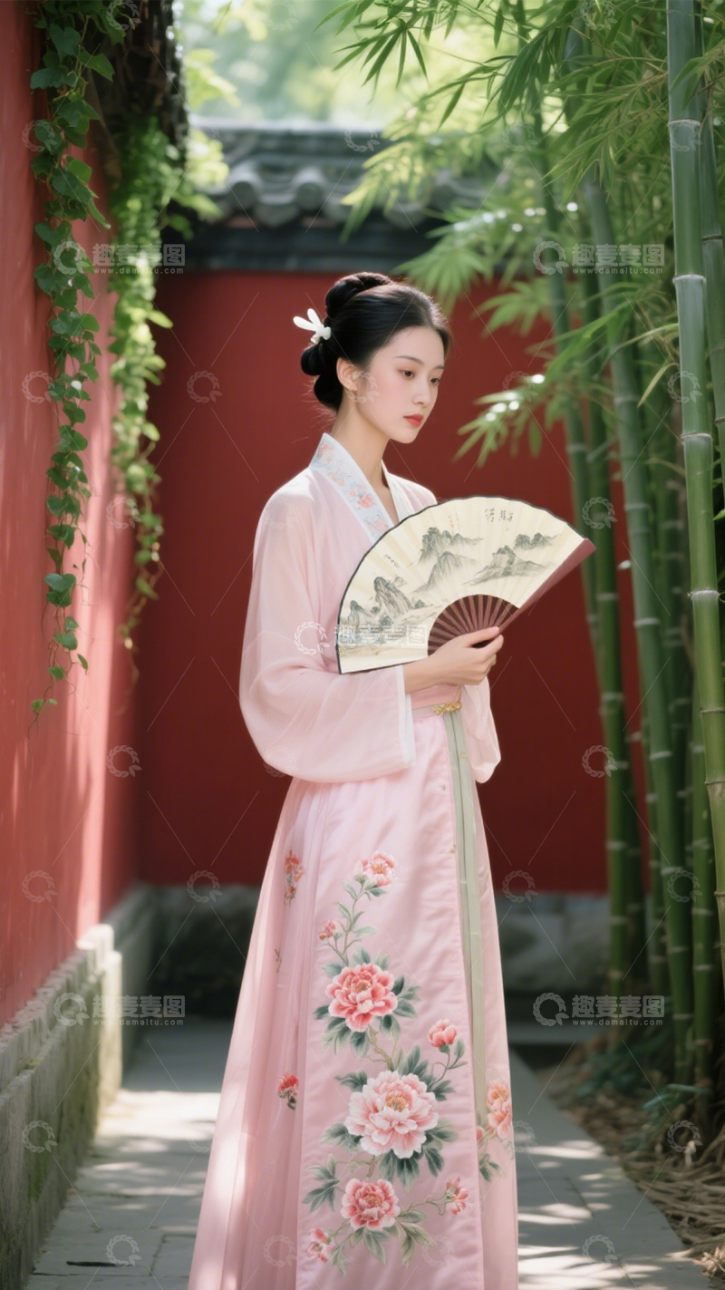 高清大图下载【趣麦麦图】汉服古典国风韵味1