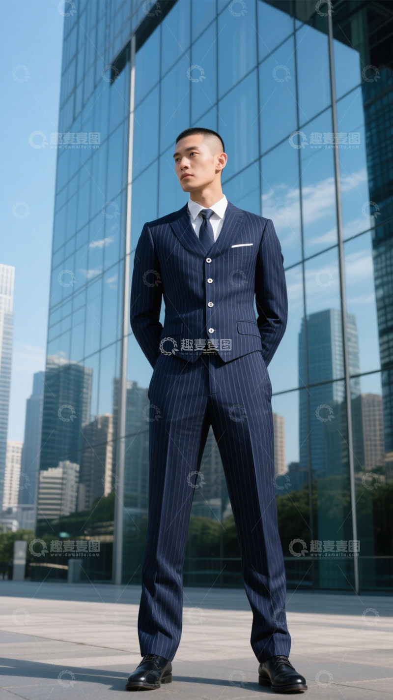 高清大图下载【趣麦麦图】商务西装职场精英
