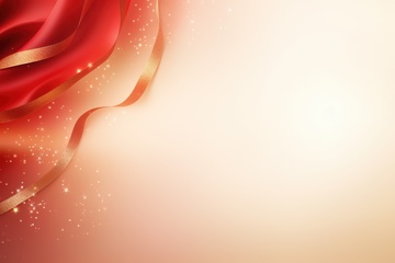 金色丝绸装饰边框背景