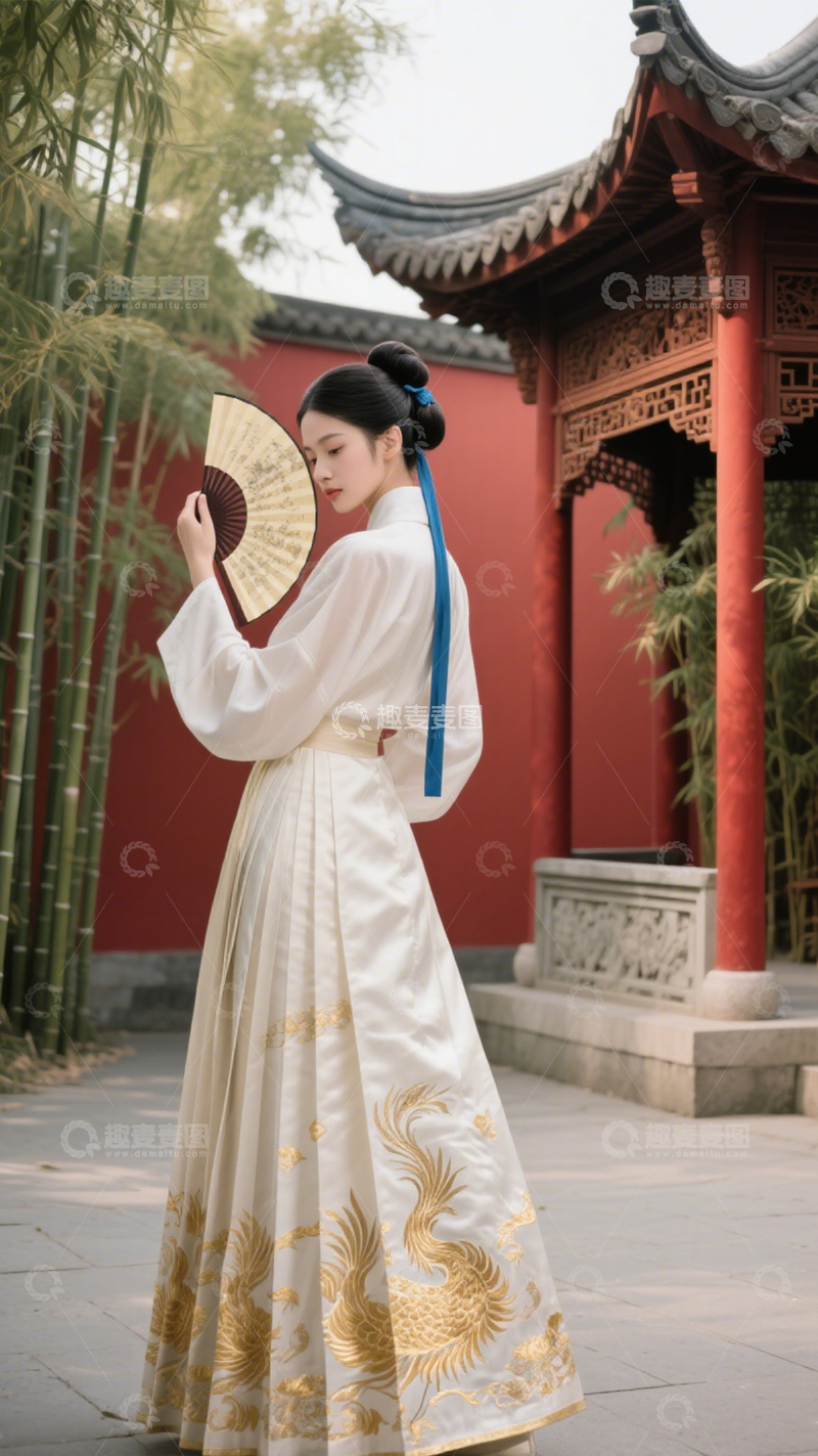 高清大图下载【趣麦麦图】汉服古典国风韵味3