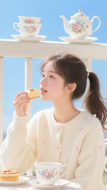 针织茶歇优雅时光1