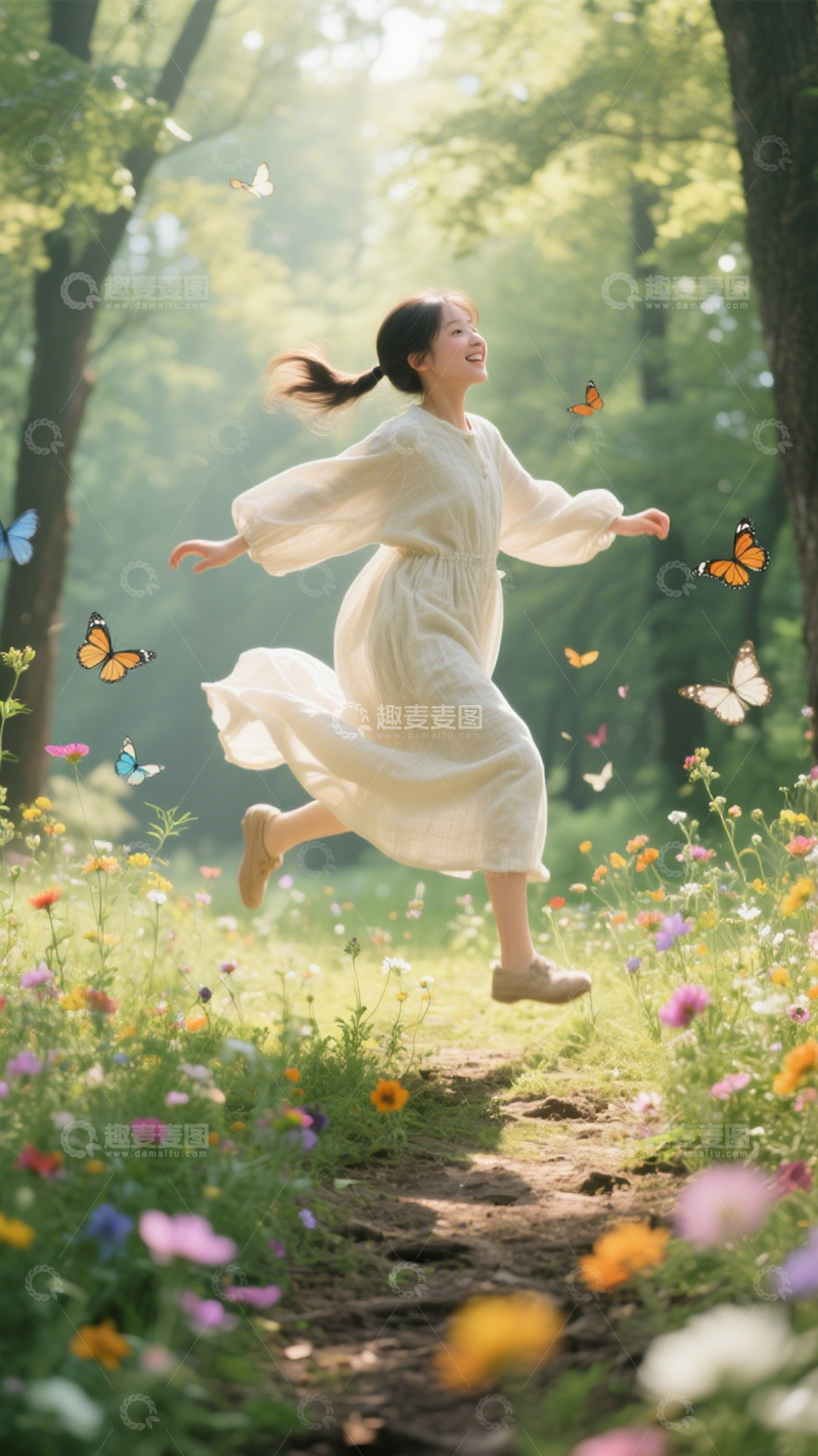 高清大图下载【趣麦麦图】森系治愈自然穿搭1