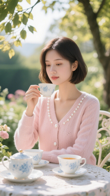 针织茶歇优雅时光