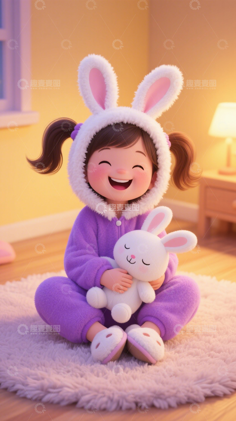 高清大图下载【趣麦麦图】童趣萌娃居家穿搭3