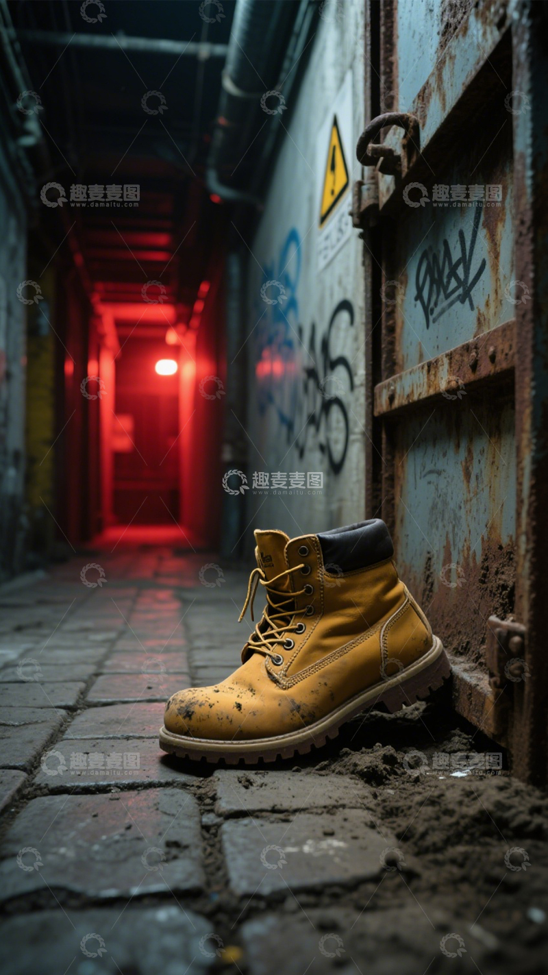 高清大图下载【趣麦麦图】工装黄靴户外硬朗2