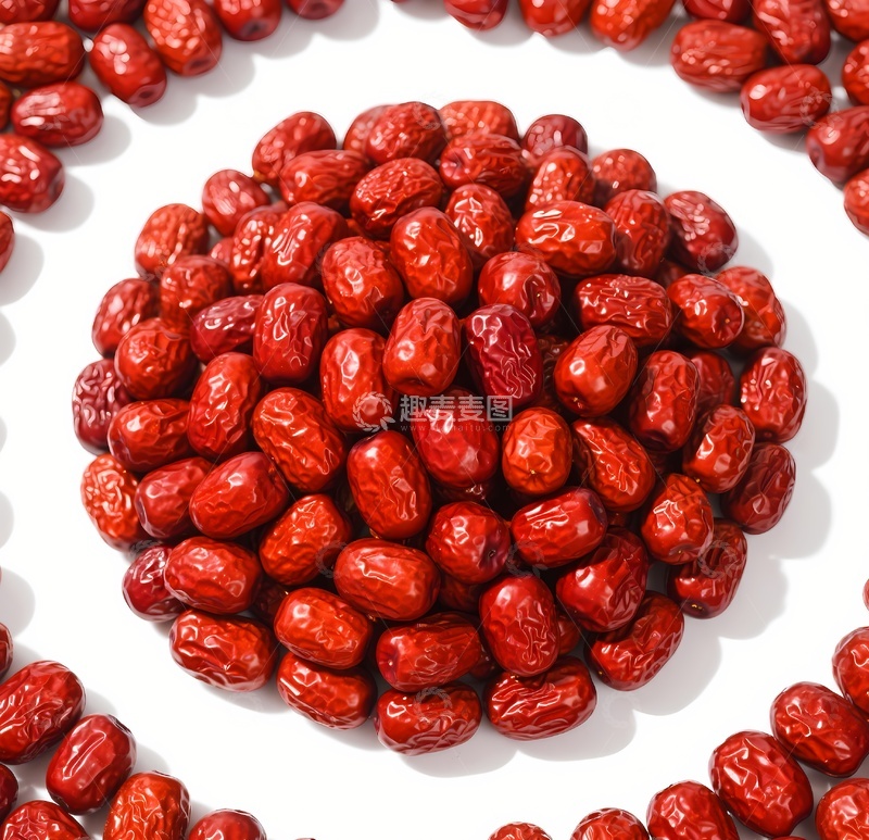 高清大图下载【趣麦麦图】一堆红枣大红枣干果1