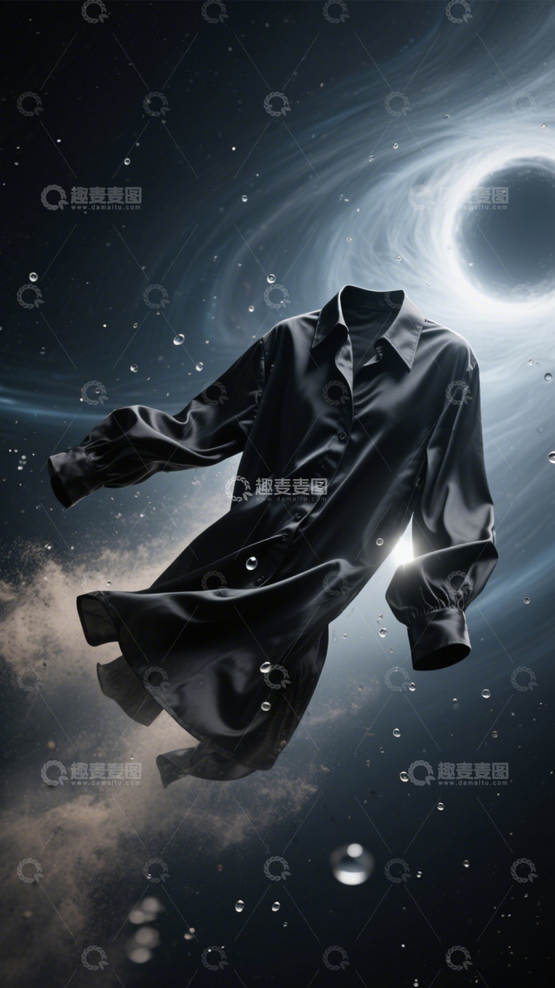 高清大图下载【趣麦麦图】星空衬衫时尚宇宙漫游