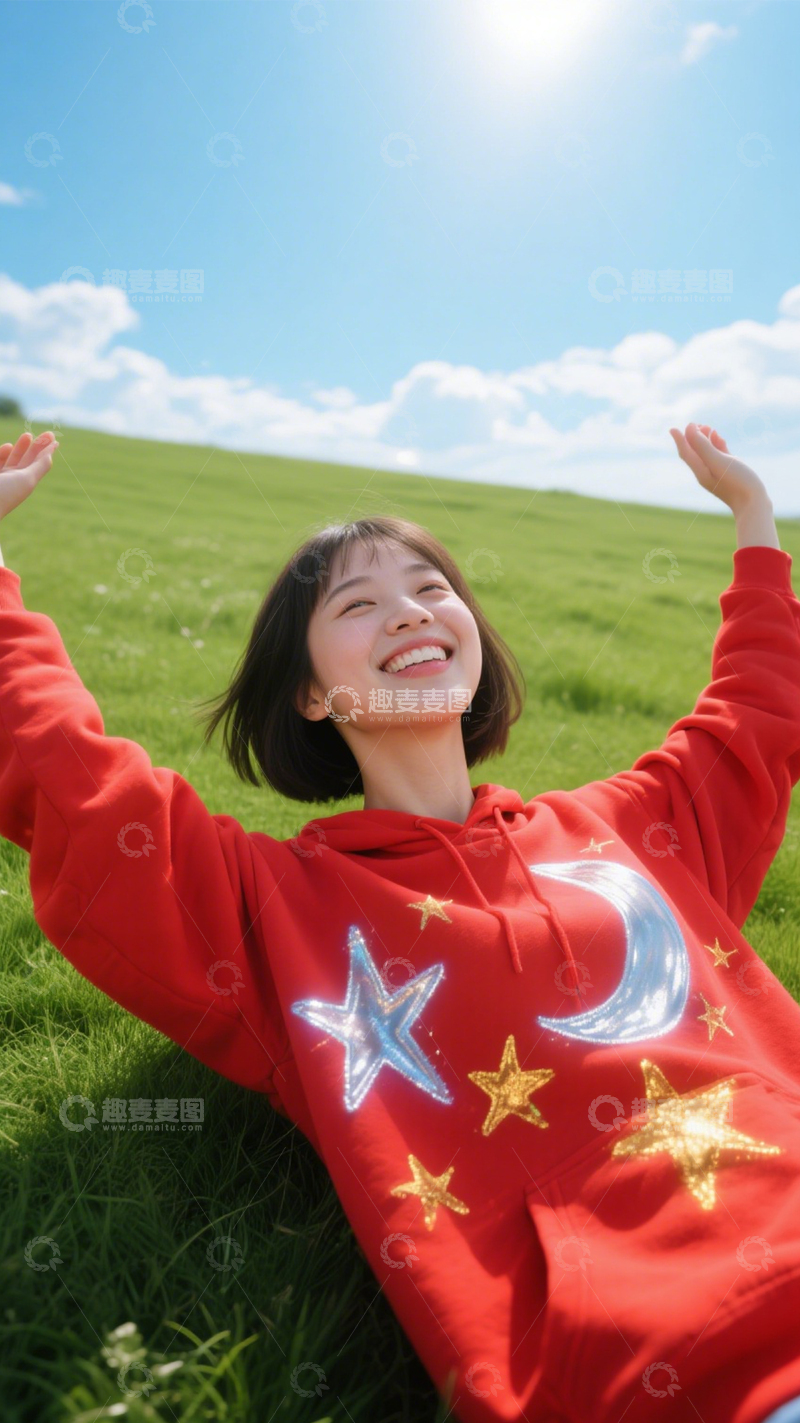 高清大图下载【趣麦麦图】卫衣潮流休闲新风尚