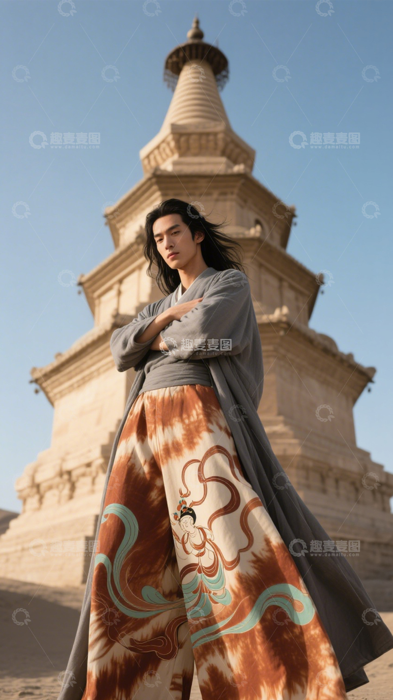 高清大图下载【趣麦麦图】国风穿搭传统韵味1