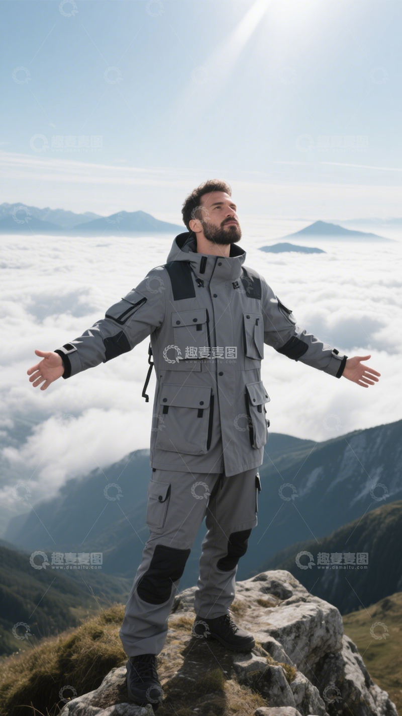 高清大图下载【趣麦麦图】风衣多样风格出行1