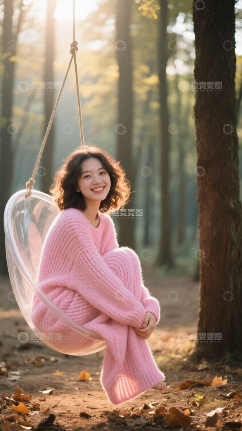 高清大图下载【趣麦麦图】慵懒毛衣森系休闲3