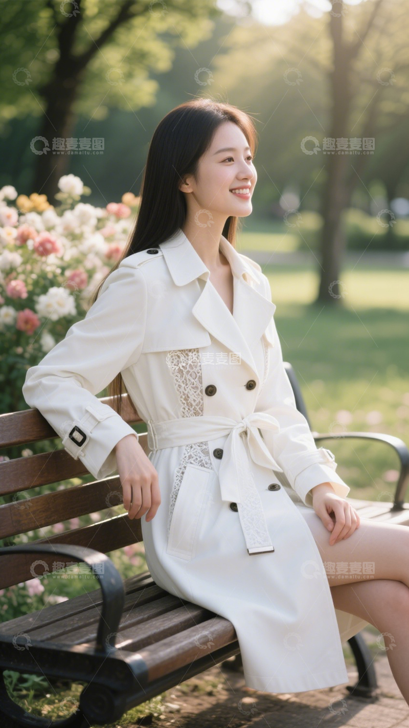 高清大图下载【趣麦麦图】风衣多样风格出行2