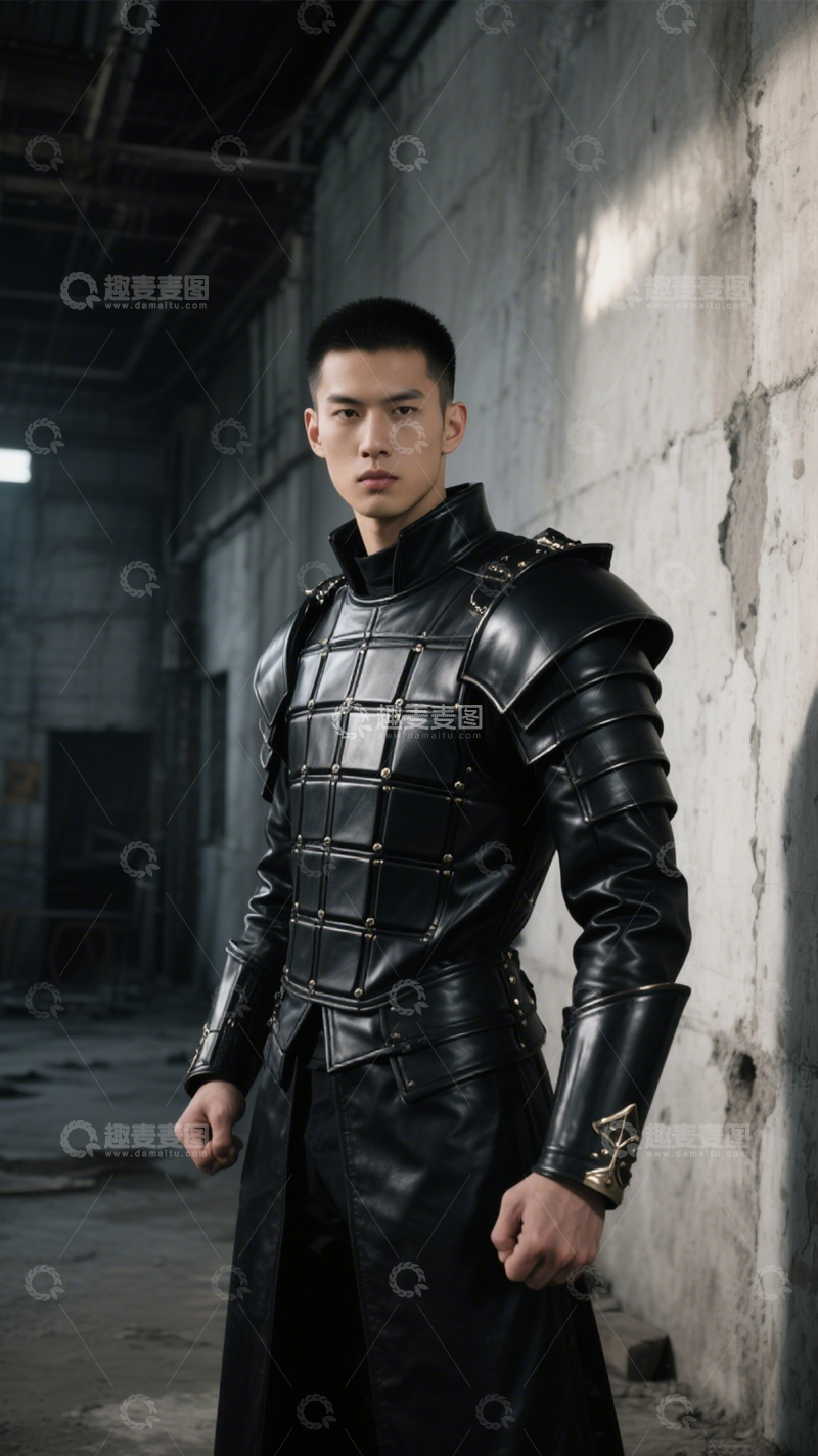 高清大图下载【趣麦麦图】复古铠甲个性穿搭首选2