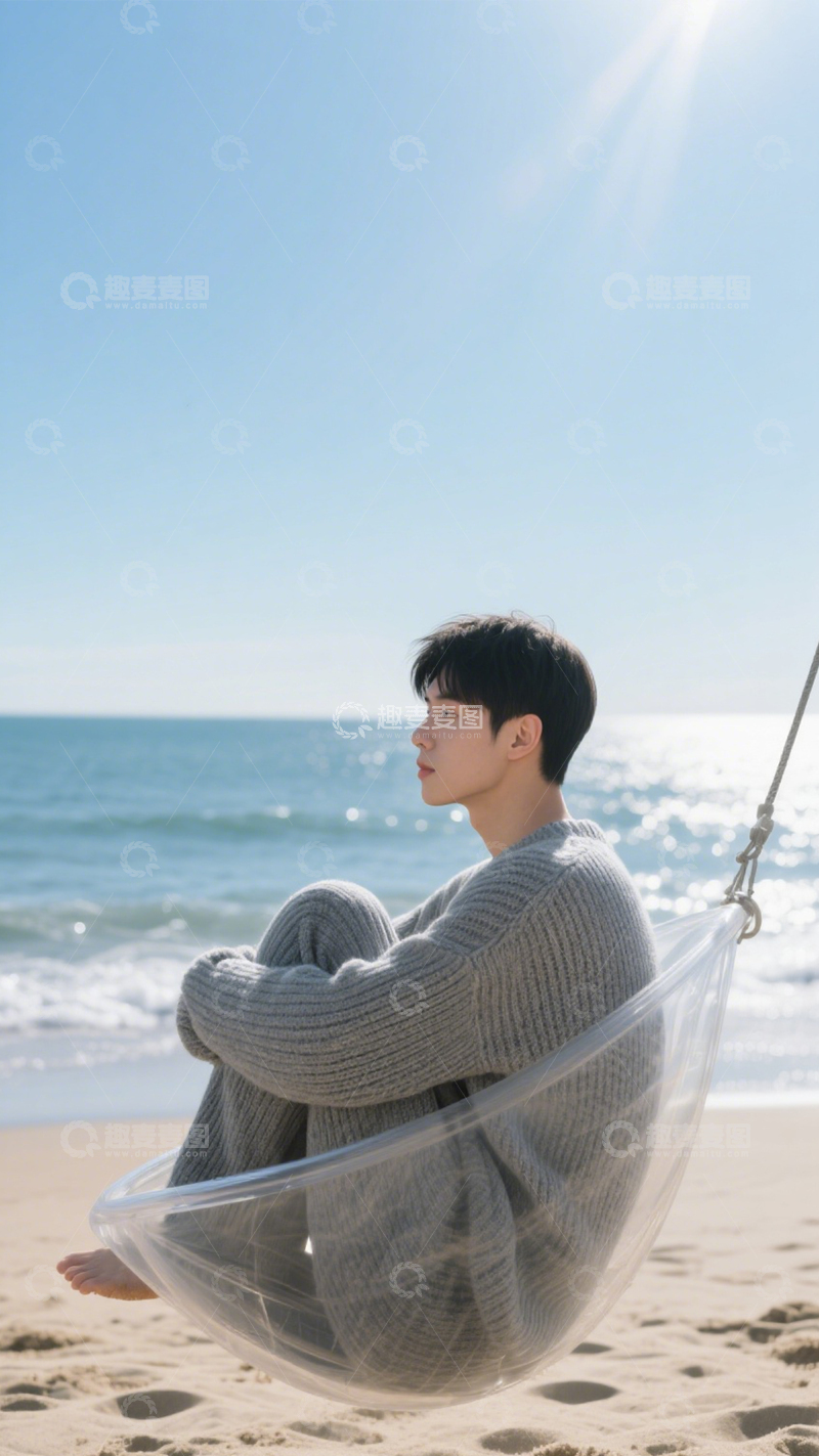 高清大图下载【趣麦麦图】慵懒毛衣森系休闲2