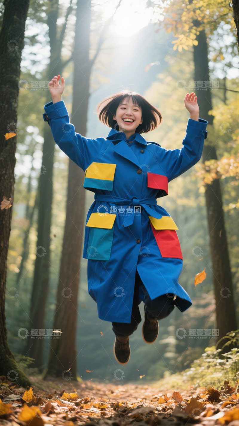 高清大图下载【趣麦麦图】风衣多样风格出行3