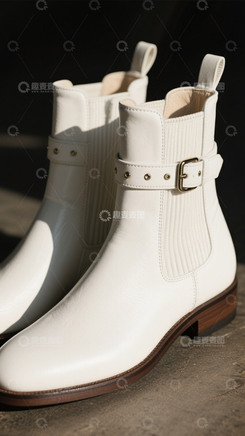 高清大图下载【趣麦麦图】切尔西靴时尚鞋履1