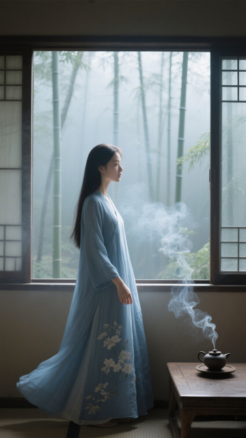 国风茶服禅意文化3