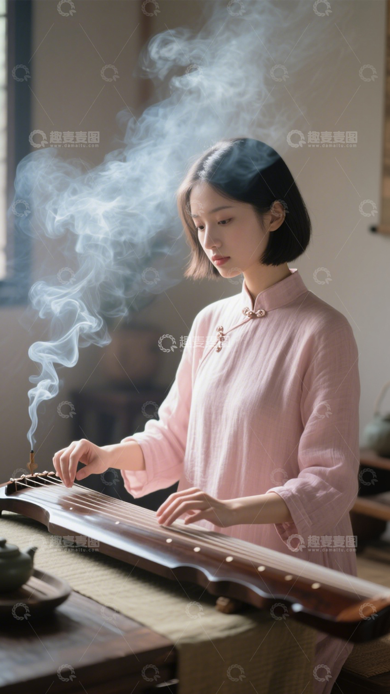 高清大图下载【趣麦麦图】国风茶服禅意文化2