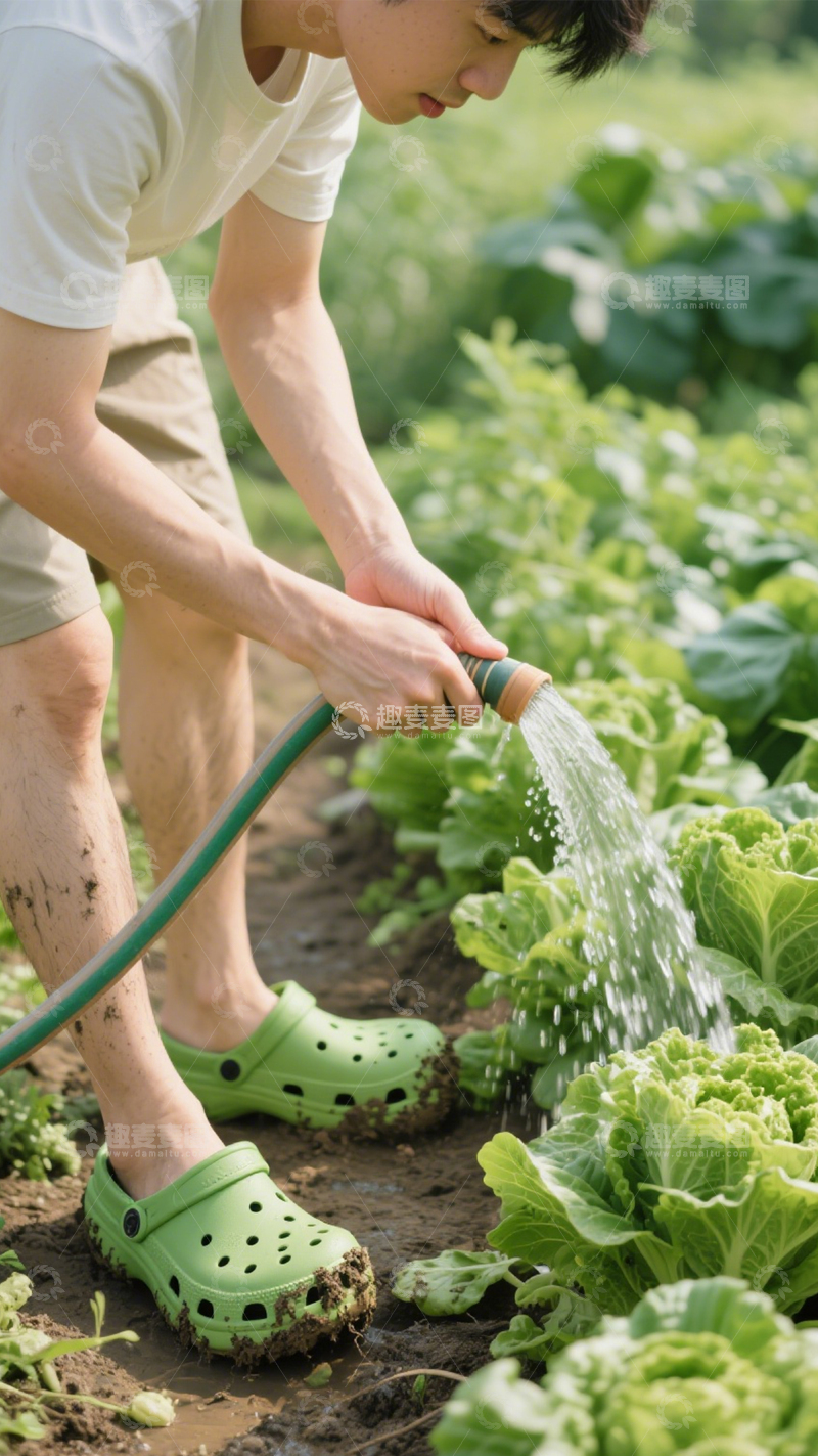 高清大图下载【趣麦麦图】洞洞鞋户外休闲3