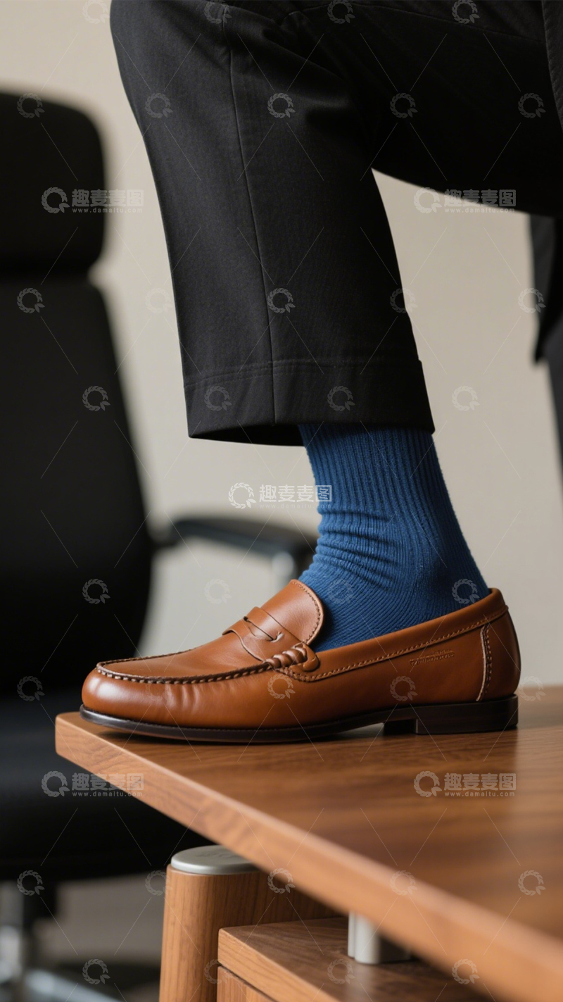 高清大图下载【趣麦麦图】撞色袜鞋个性搭配2