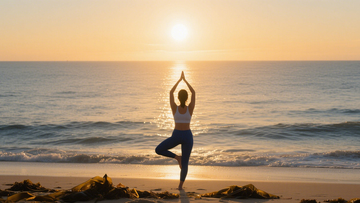 海边瑜伽运动时尚3